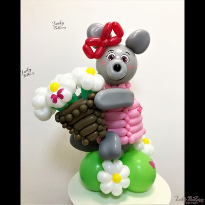 Фигура из шаров "Мышонок"