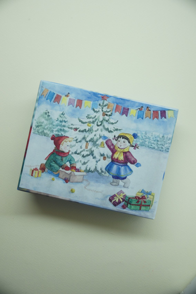 Комплект ёлочных игрушек "Чайные посиделки"