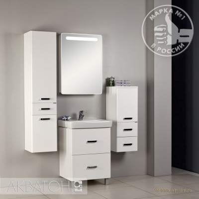 АКВАТОН. Тумба-умывальник "Америна 60 Н" 1A169201AM010 с раковиной Тигода 60