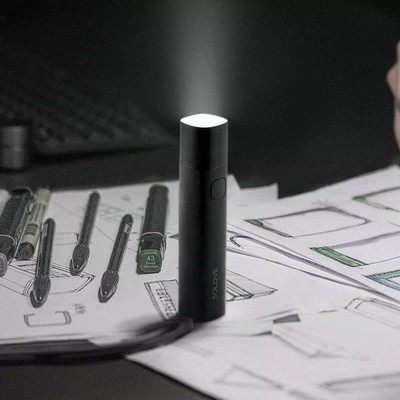 Фонарик Xiaomi Solove X3s (Type-C) Portable Flashlight Power Bank 3000 mAh Black