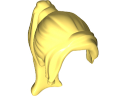 Minifigure, Hair Female Ponytail Long with Side Bangs, Bright Light Yellow (62696 / 4569101 / 4578853 / 6172351 / 6288690)
