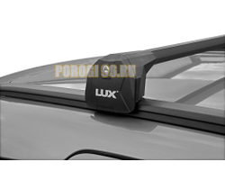 Багажная система БС6 LUX SCOUT черная на интегрированные рейлинги для Lifan X70 2017-