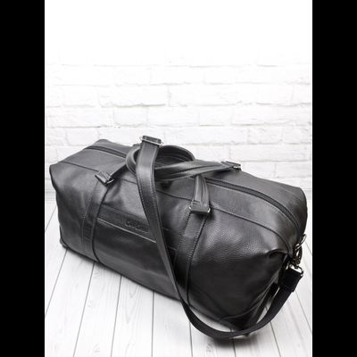 Кожаная дорожная сумка Avellino black (арт. 4039-01)