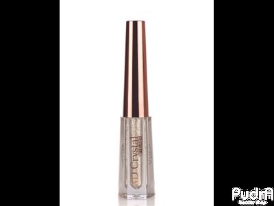 La Rosa Подводка для глаз 3D "Crystal" 24 часа с блёстками I Ля Роза. Тон 01 серебро