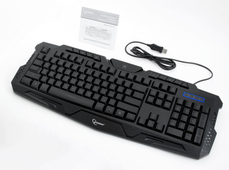 Клавиатура с подсветкой игровая Gembird KB-G11L