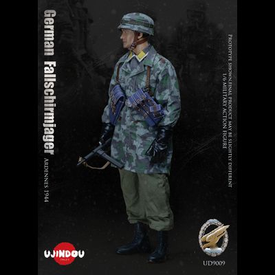 Немецкий парашютист в Арденнах, 1944 г  - КОЛЛЕКЦИОННАЯ ФИГУРКА 1/6 WWII German Fallschirmjager Ardennes 1944 (UD9009) - UJINDOU