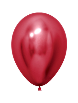 Шар хром красный 12 дюймов