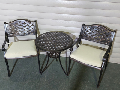 Комплект мебели из алюминия Paris 60