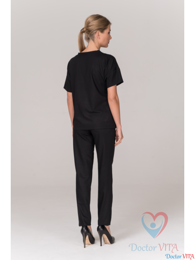 Брюки DR.SUPER "Stars" черные
