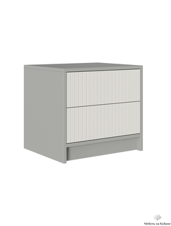 Селена ТМ-001 Тумба прикроватная Шиншилла серая / Кварц грей софт