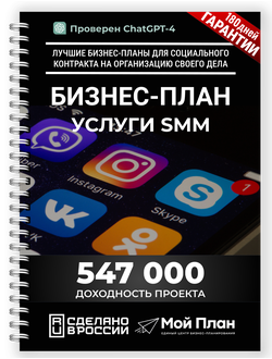 Бизнес-план для социального контракта SMM - специалист. Форма: Самозанятый.