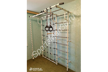 ДСК "Пионер С4РМ", цвет металла белый, перекладины серые