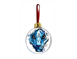 Новогодний ёлочный шар год Тигра №12