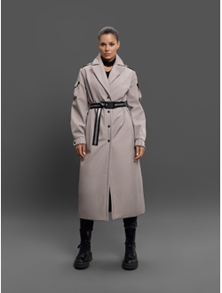 Плащ Palletoque Серый