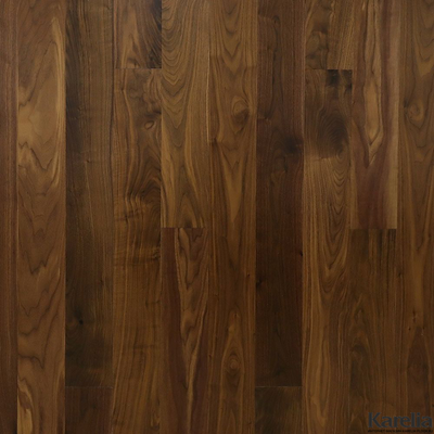 Паркетная доска Karelia Орех Story 138 Natur Lacquered 1-полосная матовый лак 2G с фаской толщина 14 мм 2.2 м2