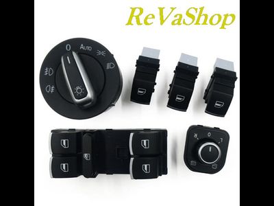 Кнопки блок стеклоподъемников зеркал фар с режимом auto 8-модулей Vw volkswagen