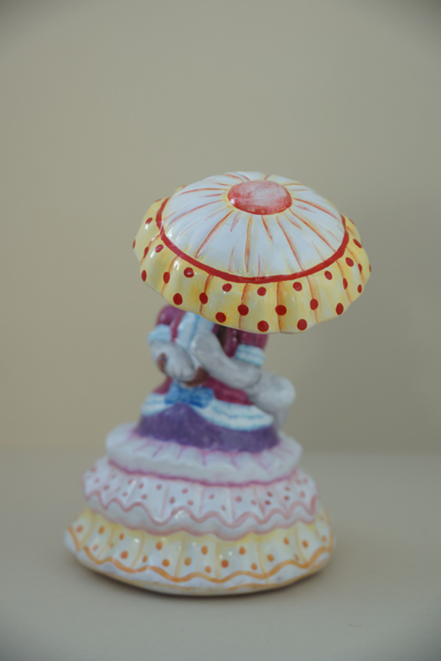 Кошка с зонтиком