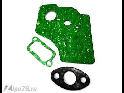 Прокладки хонда GX35 триммера бензинового четырех тактного набор под карбюратор и глушитель