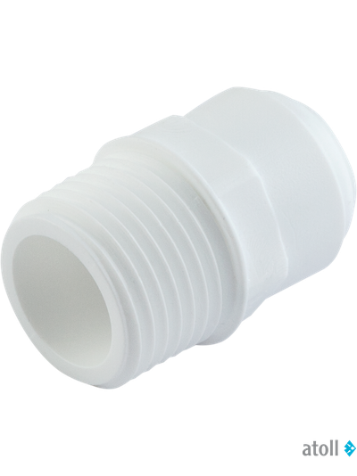 Переходник прямой atoll MC0606 3/8ц x3/8рн (Male Connector)