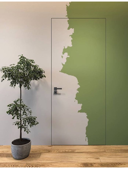 Скрытые двери (покрытие грунт, под покраску, штукатурку, обои)