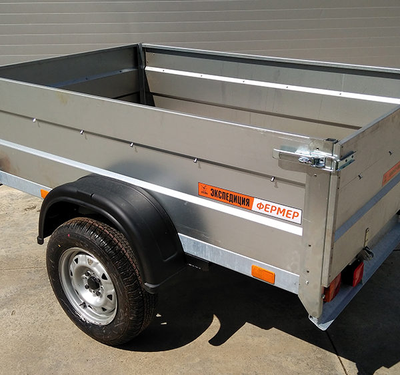 Прицеп «Экспедиция Фермер 111400» 2000х1250 (комплектация базовая ,без тента и подкатного колеса)