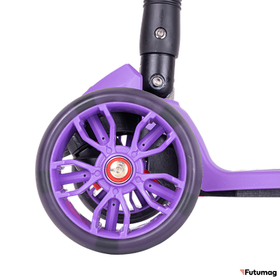 Детский самокат TechTeam Zig Zag 2022 фиолетовый