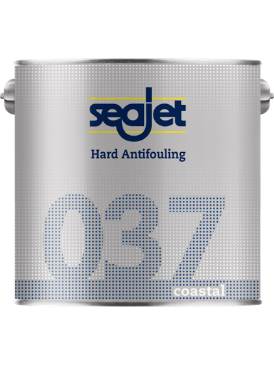 Необрастающая краска «SEAJET 037 COASTAL» для быстроходных судов из стеклопластика, стали или дерева НИЖЕ ВАТЕРЛИНИИ 0.75л.
