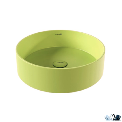 Раковина Creavit Loop LP145-00NN00E-0000 Neon Mat LP145, желтая матовая, диаметром 45 см