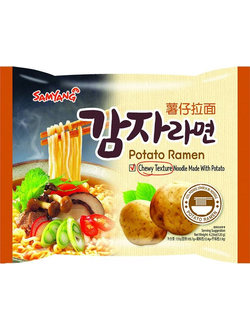 Лапша Samyang Hot Chicken flavor Ramen Potato со вкусом картофеля 120 гр