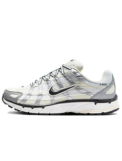 Nike P-6000 Coconut Milk Metallic Silver