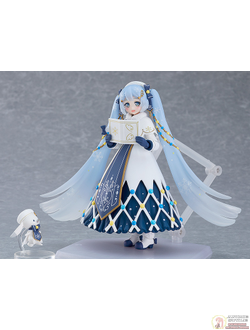 Фигурка фигма Мику Хацунэ (Figma Hatsune Miku 2021 Snow, Glowing Snow Ver.)