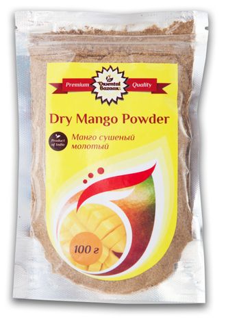 Манго сушеный молотый (Dry Mango Powder) Shri Ganga, 100 гр