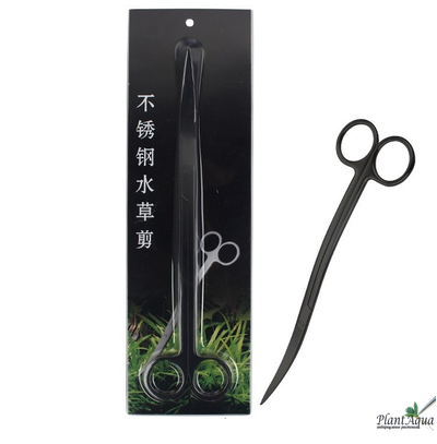 SwetAqua Black Scissors NKW 250 - Ножницы волнообразные 250 ММ, черные