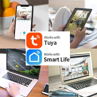 Видеокамера IP-WI-FI Орбита OT-VNI44 Белая ( Приложение Smart Life )
