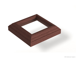 Юбка столба ДПК Woodvex Select Темно-коричневый