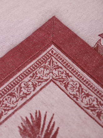 Скатерть жаккардовая "Новогодние игрушки" 150х220 Вид 2