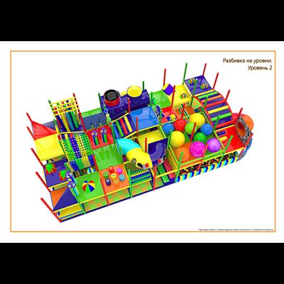 Игровой лабиринт 11х4.9х3.2м.