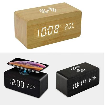 Электронные Часы с Беспроводной Зарядкой Оптом