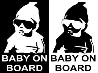 Наклейка Ребенок в машине (Baby on board)