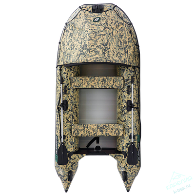 Лодка ПВХ Gladiator Active C370AL Camo с алюминиевым полом