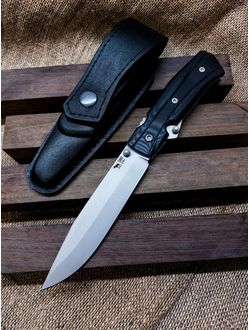 Складной нож Wild West сталь AUS 10, рукоять G10, цвет черный рельеф