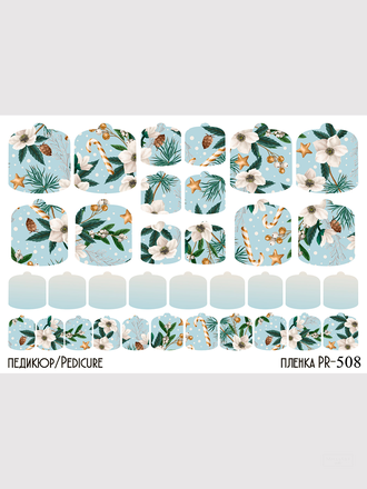 Пленки для педикюра 9,5*13,5 см PR-508