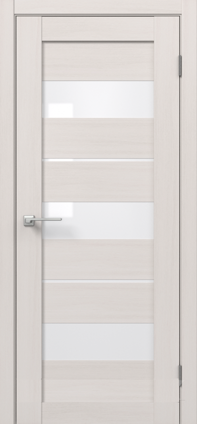 ТУЛЬСКИЕ ДВЕРИ. НЕАПОЛЬ 601. ДУБ ЖЕМЧУЖНЫЙ/ СТЕКЛО LACOBEL БЕЛЫЙ ЛАК