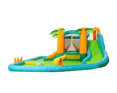 Надувной батут с горкой «Тропикана»