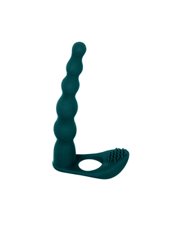 1203-03lola Вибронасадка для Двойного Проникновения Pure Passion Farnell Green