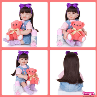 Куклы реборн — Двойняшки "Маша" и "Миша" 55 см