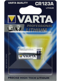 Батарейка CR123A литиевая VARTA 6205 Lithium Photo CR123A 3V 1 шт