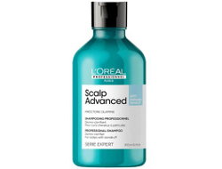 L'OREAL PROFESSIONNEL SCALP ADVANCED Шампунь против перхоти для всех типов волос, 300 мл