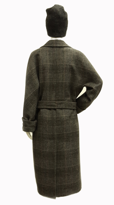 Arti Moda Арти мода 19608 пальто клетка серое фото