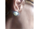 (АРТИКУЛ: 9261/20) СЕРЬГИ ЖЕНСКИЕ, "БЕЛОЕ ЗОЛОТО", ЖЕМЧУЖНЫЕ ВСТАВКИ